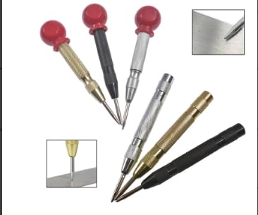 Serplex Heavy Duty Automatic Center Punch, Perfect Automatic Center Punch for Metal, Wood, Plastic, Glass, and Marble, Features Spring Loaded Center Punch Design Serplex Heavy Duty Automatic Center Punch, Perfect Automatic Center Punch for Metal, Wood, Plastic, Glass, and Marble, Features Spring Loaded Center Punch Design